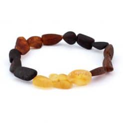 Raw Adult Oval Beads Mix 3+3 Color Bracelet