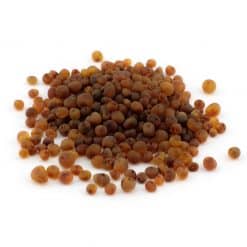 Loose raw semi rounded brown color beads 100g