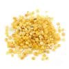 Loose polished semi rounded butter color beads 100g