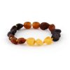 Raw Teenage Oval Beads Mix 3+3 Color Bracelet