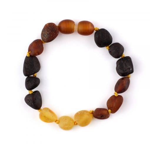 Raw Teenage Oval Beads Mix 3+3 Color Bracelet