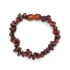 Raw baby chips beads brown color bracelet