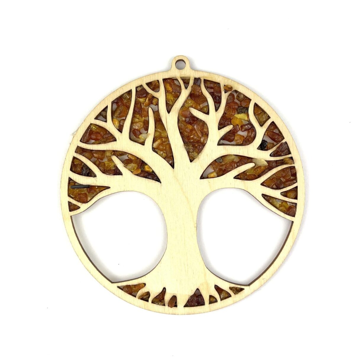 Magnetic Amber Vitrage Souvenir | Tree of Life